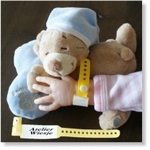 7744 - Accessories :  Hospital Wrist Band Sheet - Yellow 