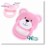 792027 - Accessories : Reborn Pacifier Pink - Bear 