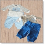 7632 - Clothing : Baby's Blauw 