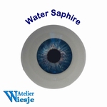 631400 - Eyes : Polyglass ogen  Water Saphire 