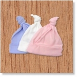 7661 - Clothing :Baby hat with single knot 